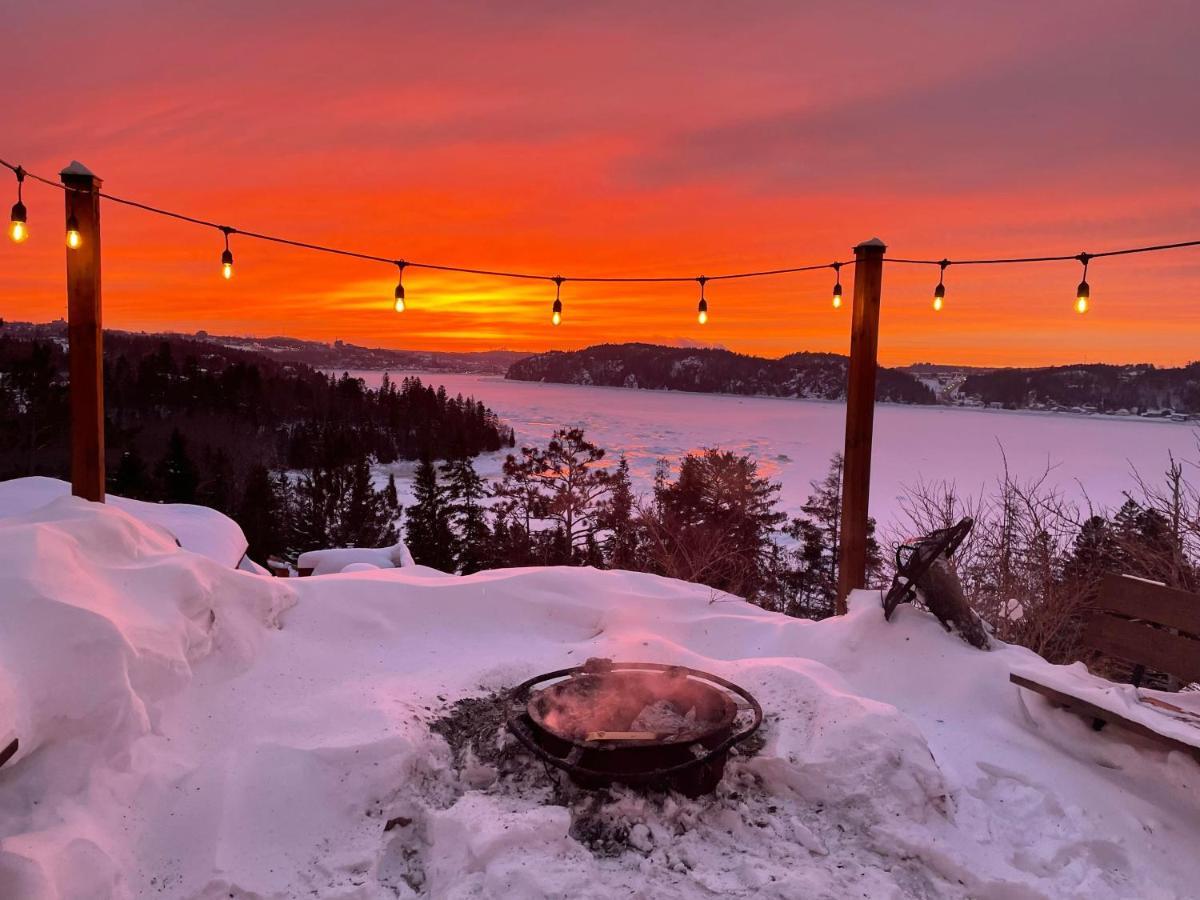 Gite Du Haut Des Arbres Chicoutimi Esterno foto
